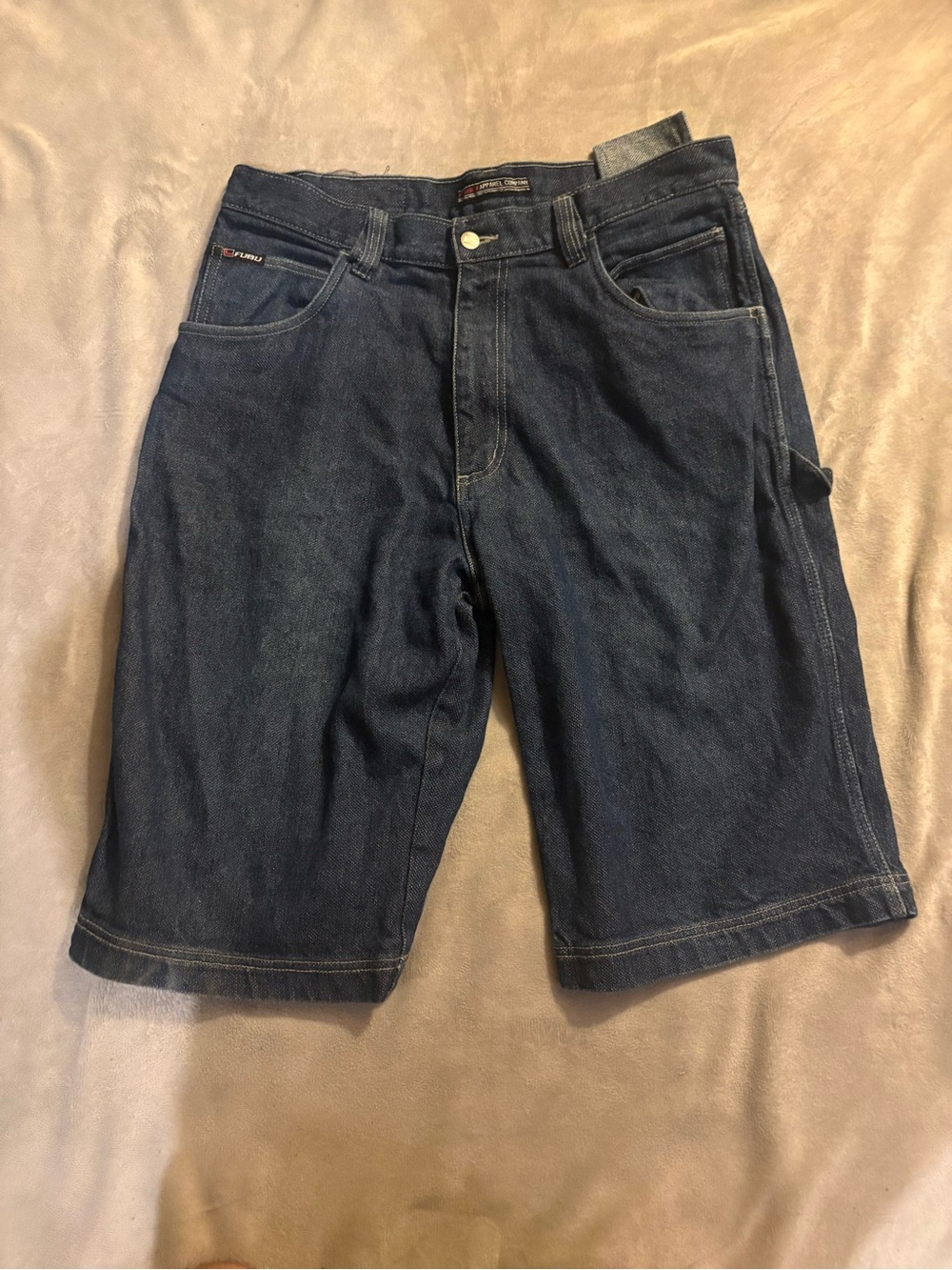 Vintage Y2K Fubu Men’s Jean Shorts